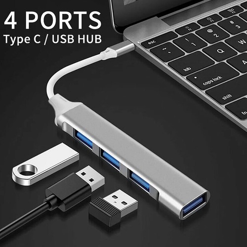 Hub 3.0 Type C 4 Port Hub OTG High Speed Splitter Multiport Docking Accessories - Afbeelding 7 van 14
