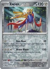 Zacian Pokemon S/V Paradox Rift 136/182 Reverse Holo Rare TCG NM