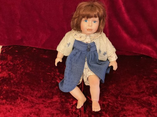 Large vintage Porcelain doll 1950