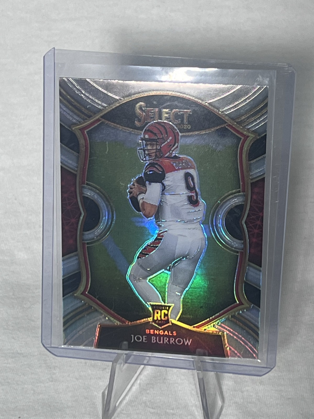 2020 Panini Select - Concourse Joe Burrow #46 Silver Prizm (RC)