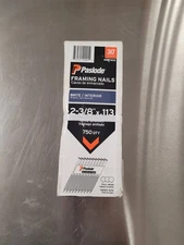 Paslode Framing Nails 657603 HDG 30 Degree Round Head, 2 3/8” x .113” 750 Count