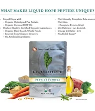 LIQUID HOPE  Functional Formularies Organic PEPTIDE Formula Case 24 packs