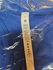 NWT Lululemon Swiftly Tech Racerback Tank Top 2.0 Size 12 Blue New with Tags