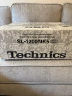 Technics SL-1200MK5 Silver Quartz Direct Drive DJ Turntable Brand NEW w Box