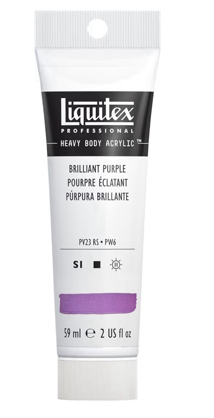Liquitex Professional Heavy Body Acrylic Paint Brilliant Purple 59ml