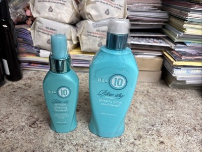 It s A 10 Miracle Glossing Glaze Conditioner Plus Leave-in New      