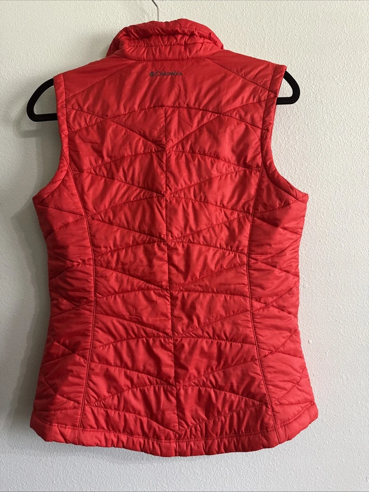 Columbia Mujeres Lite Chaleco Aislado Omni Heat Cremallera Completa Delgado Puffer Pequeño Foto 3 de 4