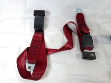 Shield Universal Red 3-point Retractable Seat Belt Assembly Shield Universal Red 3-point Retractable Seat Belt Assembly