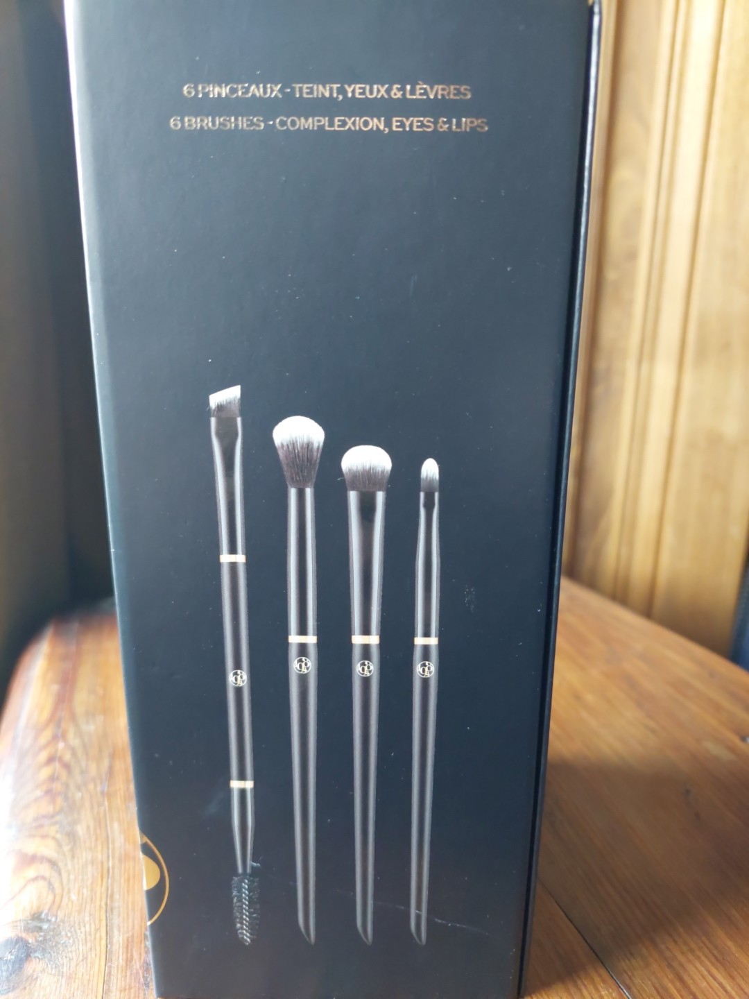 Coffret pinceaux maquillage Marionnaud set de 6 pinceaux visage yeux et lèvres accessoires neufs
