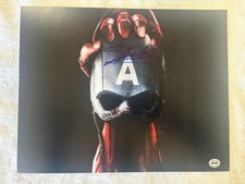 Captain America Mask 11 x 14 Signed by Stan Lee