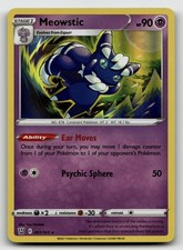 Meowstic - Battle Styles 061/163 - Rare - LP - Holo Pokemon