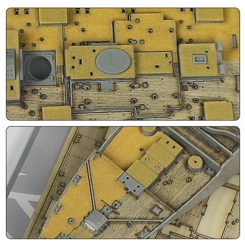 1/700 HMHS Britannic Warship Wooden Deck Detail-up Kit for Hobby Boss 83422r9Ny - Picture 6 of 10