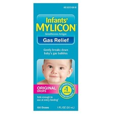 2 Pack Mylicon Infant Drops Anti Gas Relief Original Formula 120 Doses Each
