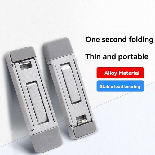 2 PCS Portable Laptop Stand Zinc Alloy Laptop Feet Lifter Foldable Laptop8537 - Afbeelding 4 van 7