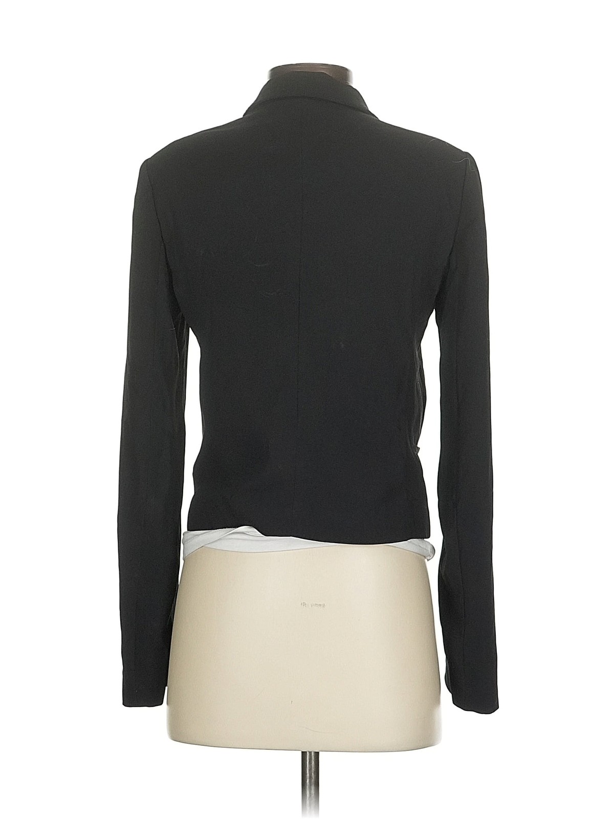 Mango Women Gray Blazer XS thumbnail 2