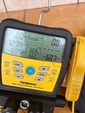 Fieldpiece SM480V 4-port SMAN Refrigerant Manifold With Micron Gauge