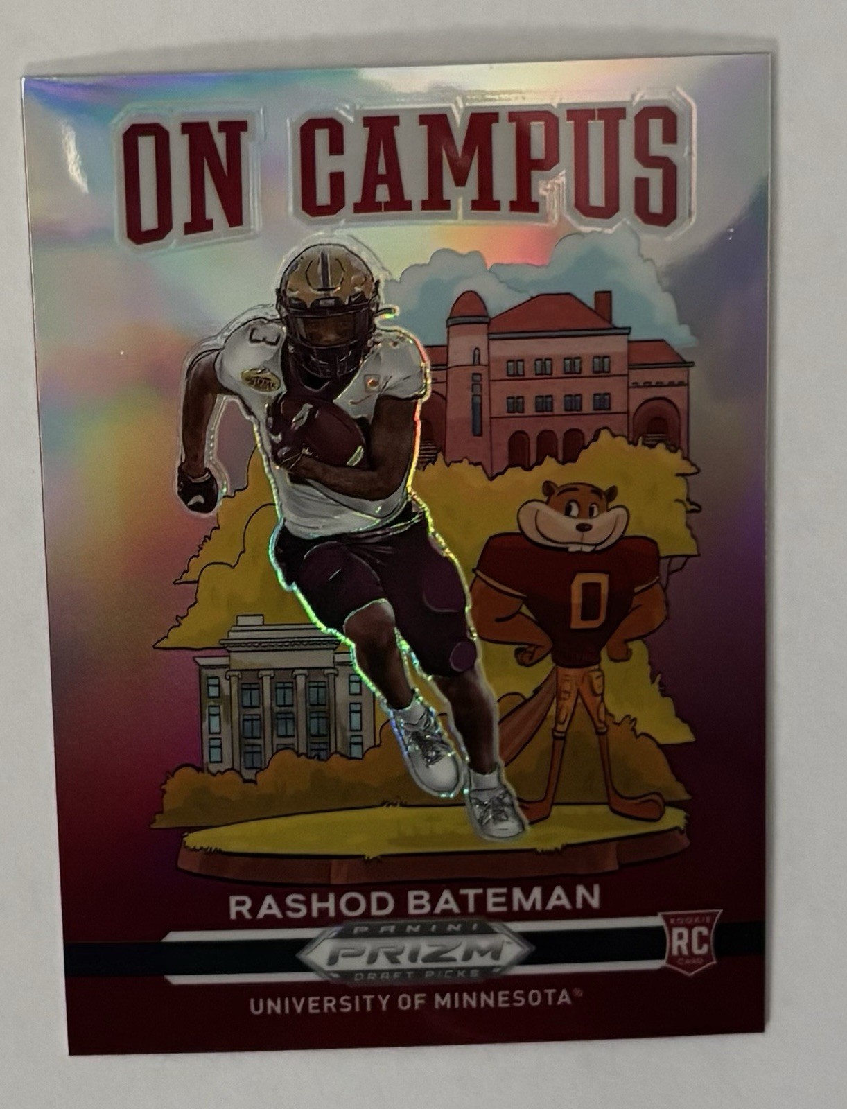 Rashod Bateman Panini Prizm Draft Picks on Campus #OCRB Base