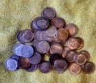 Pre 1965 90% Silver Roosevelt Dimes Lot Circulated 10C with Plastic Coin Roll