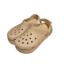 Crocs Hiker Xscape Clog Men’s 12 Off-White Cream Comfort Slip-On Shoes NWT