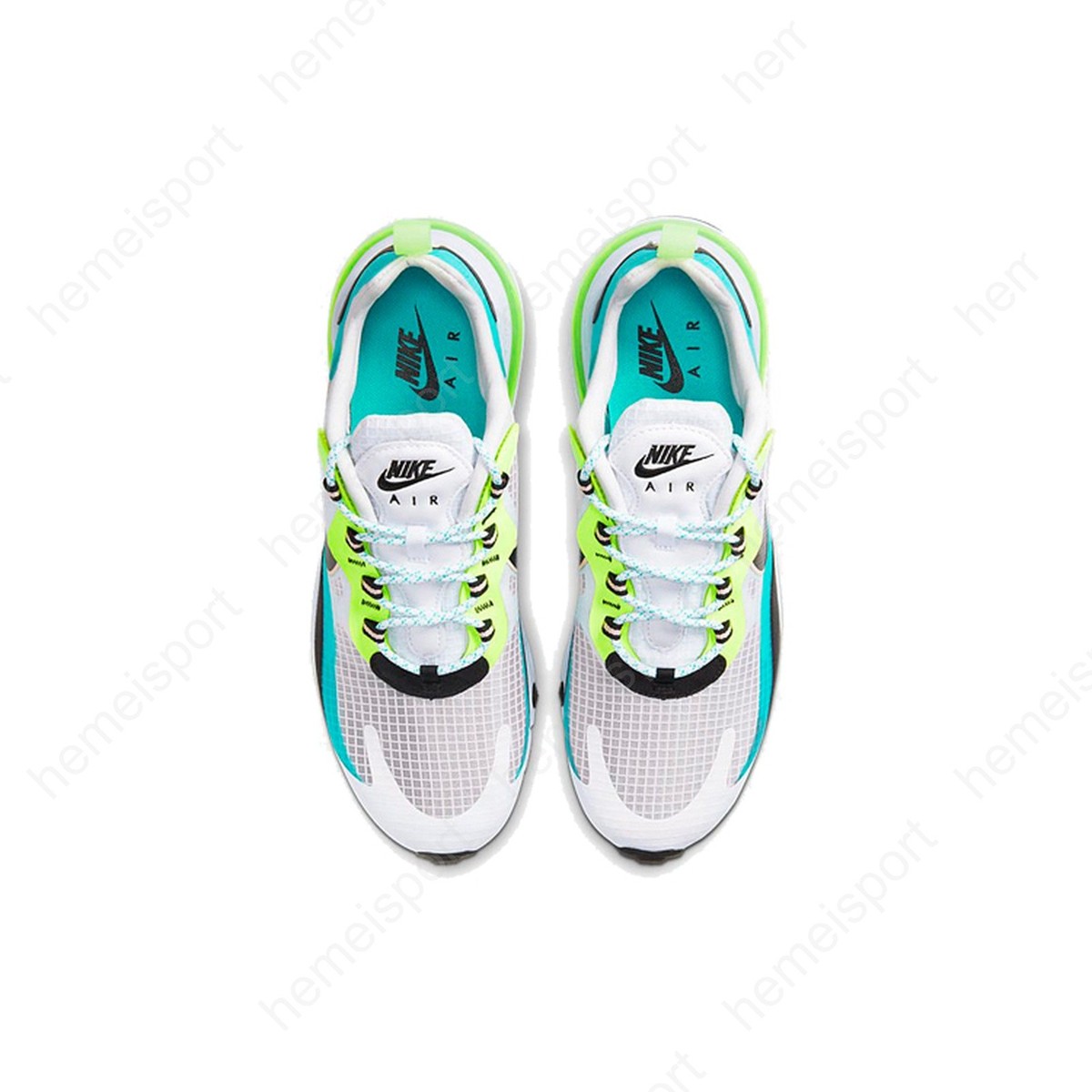Nike Air Max 270 React SE Men\'s Size 10: Aqua Black Green CT1265-300 Buy Nike Men main image 4