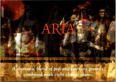 Aria Ambient Grooves 1997 Astor Records Advertisement Postcard C260