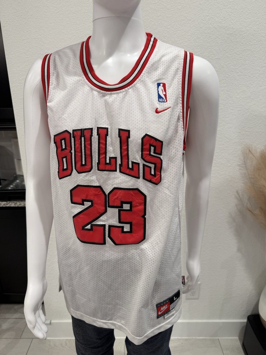 Vintage Nike Jordan #23 Chicago Bulls NBA Jersey Men's Size Large