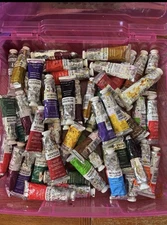 Lot of 50 Winsor & Newton Winton Oil Colours  37ML Tubes Paint