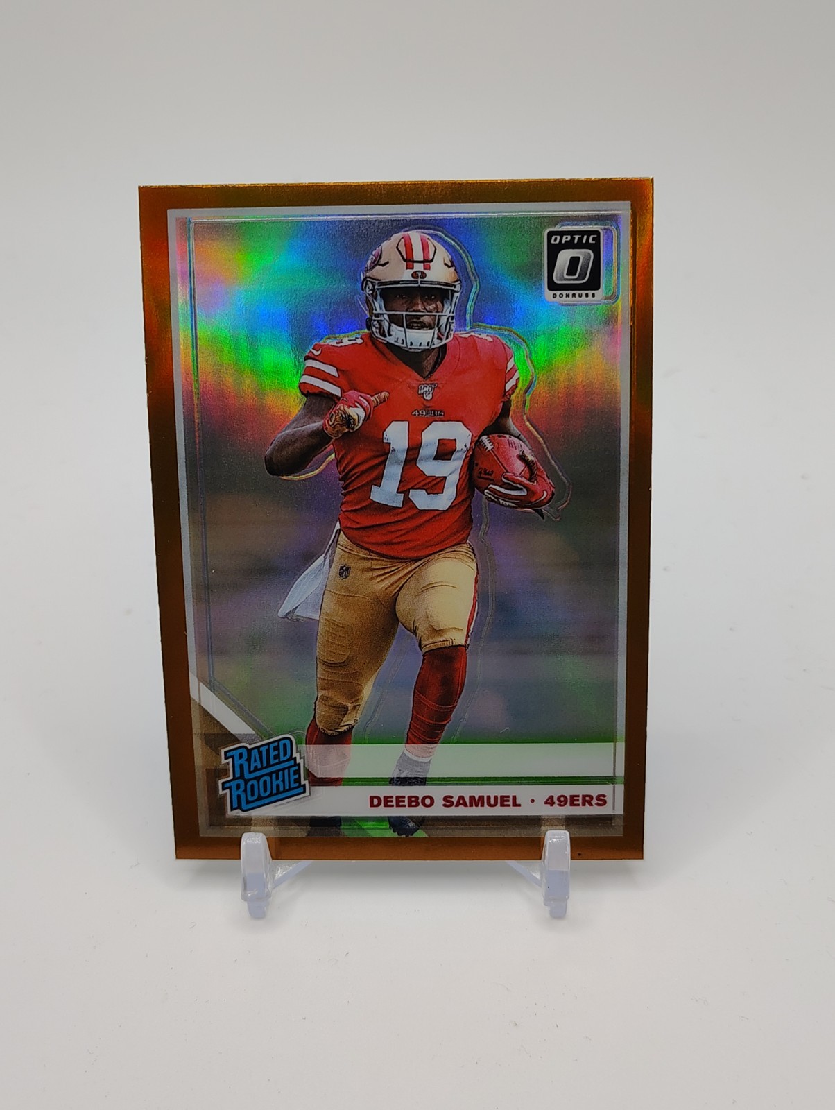 2019 Panini Donruss Optic Rated Rookie Deebo Samuel #167 Bronze Prizm