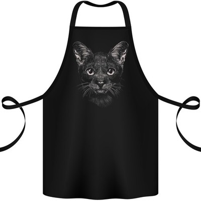 Eine Katze Gesicht Baumwolle Schürze 100% Bio
