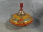 Antique/Vintage Choral Spinning Top Tin Lithography Toy Made In USA by Ohio Art
