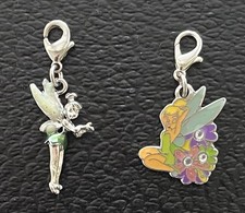 NEW 2  Vintage Disney TINKERBELL - Walt Disney World Theme park Charms NEW