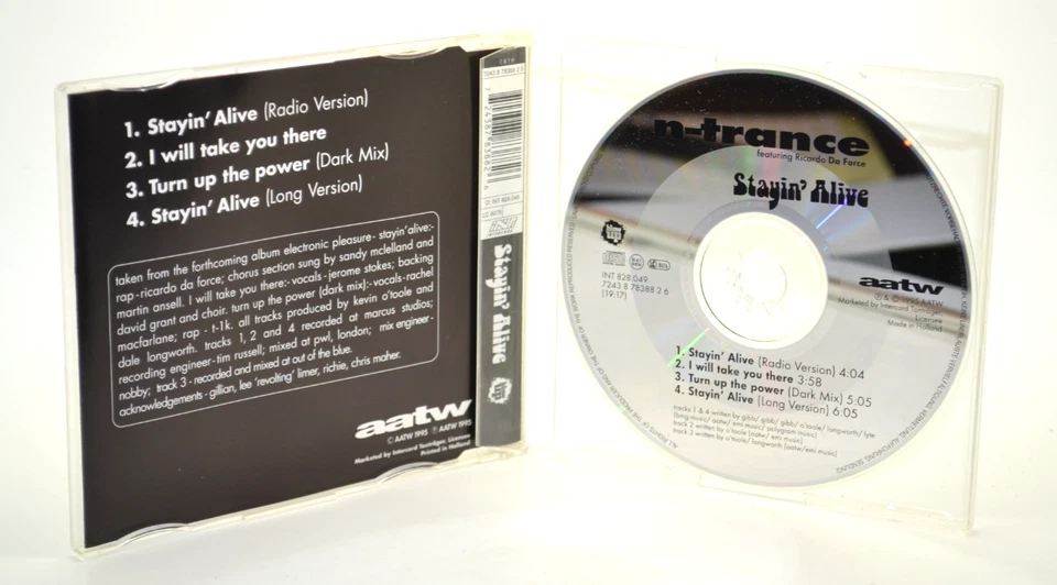 N-Trance - Stayin' Alive (Single CD 1995) - Bild 2 von 2