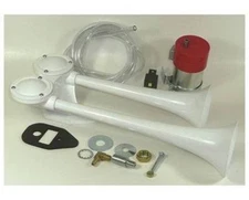 FIAMM Fultone Twin Air Horns with Compressor Kit -62350-12 White
