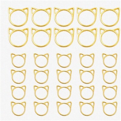 30 Metal Knitting and Crochet Locking Markers