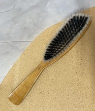 ELYCO Shoe Horn  Brush Combo Made In West Germany 2 Tone Wood 12-inch Vintage