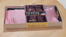   Barefoot Yoga Co 100 SILK EYE PILLOW AROMATHERAPY ORGANIC FLAX LAVENDER w CASE