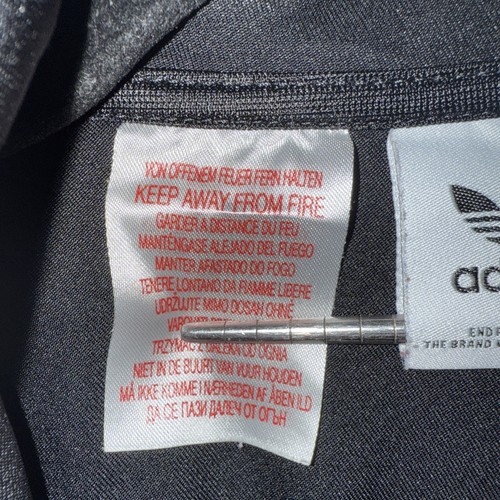 Adidas Boys Track Suit Size XS Black White Kids 1 Piece - Picture 7 of 13