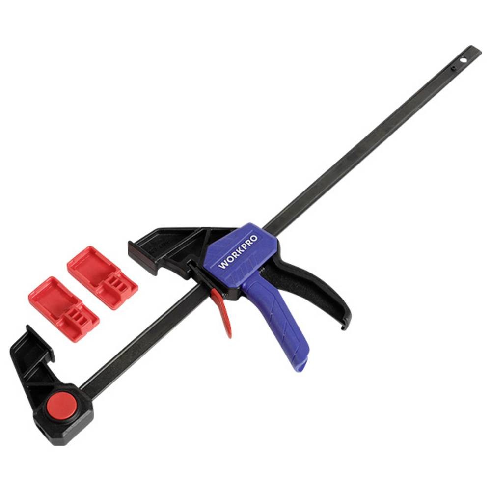 Serre-joint à une main WorkPro 450 mm avec desserrage rapide instantané - 4
