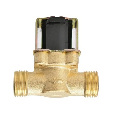 Brass Electric Solenoid Valve 1/2'' DC12V Normally Closed For Water System 0-40°C
