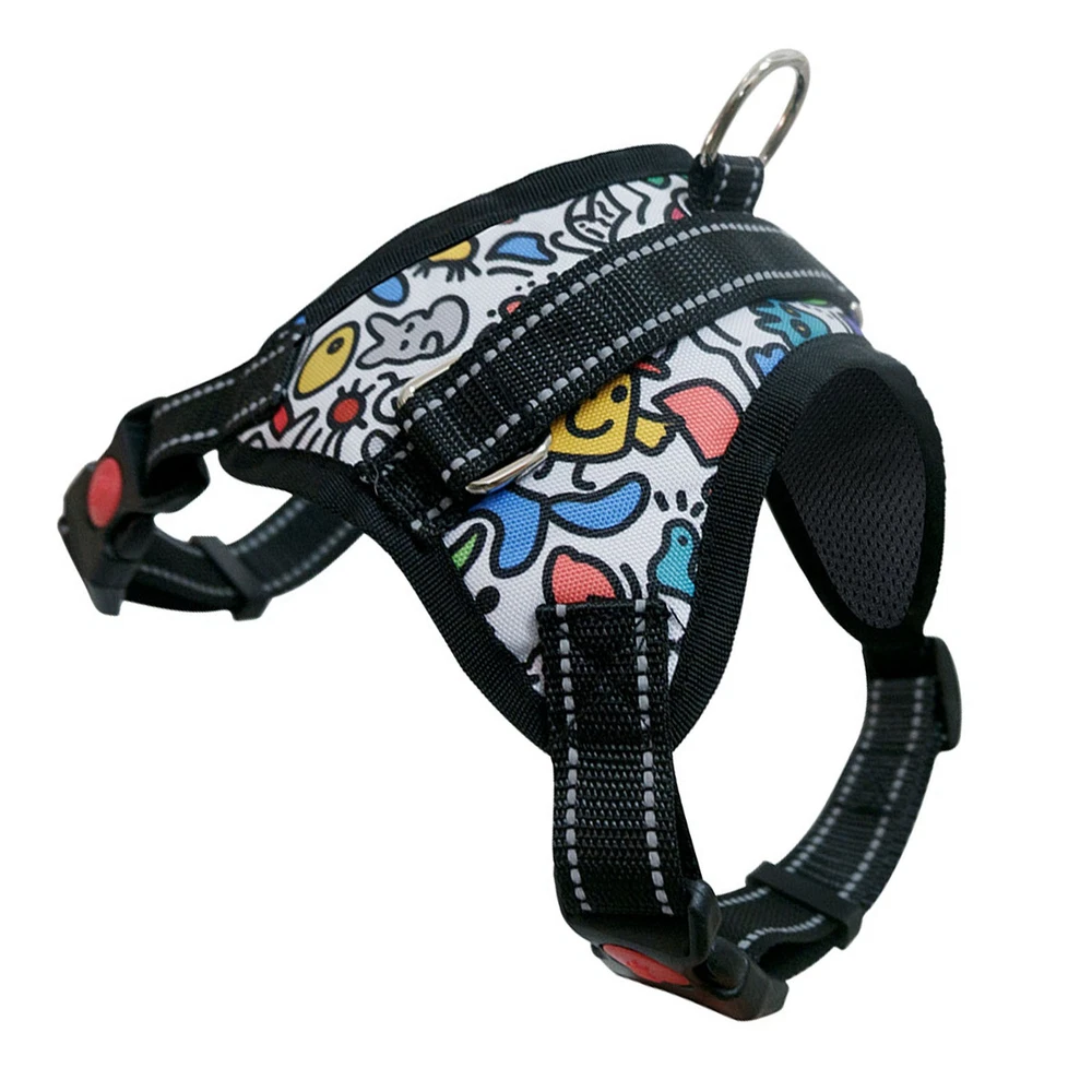 Dog Harness Adjustable Reflective Safe Breathable Pet Walking Vest Dog Harness Adjustable Reflective Safe Breathable Pet Walking Vest