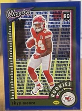 2022 Panini Classics Blue Sky Moore #169 Kansas City Chiefs /125 Rookie