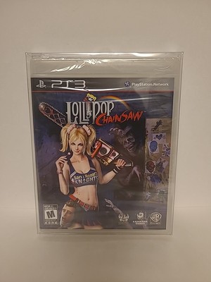Lollipop Chainsaw PS3 Brand New Factory Sealed + Case Protector See Description 