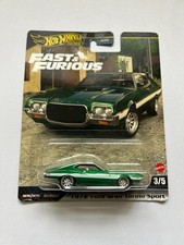 Hot Wheels Premium Fast & Furious 1972 Ford Gran Torino Sport New on Card
