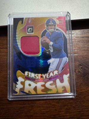 2025 Panini Donruss Optic Jaxson Dart First Year Fresh FYFBH-JDA