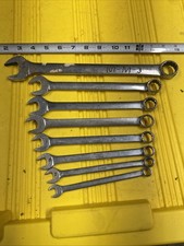 Snap On Tools Usa 8 Pc Combo Wrench Set Sae Oex30 Oex24 Oex22 Oex20 16 14 12