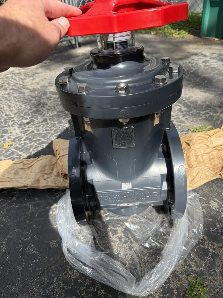 Asahi AV 6” Gate Valve Type P EPDM PVC 150# Hand Wheel - Image 2 of 4
