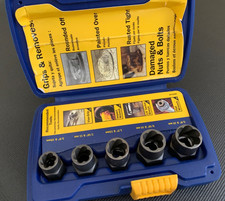 Irwin 394001 "Bolt Grip" 5-PC Extractor Set 3/8" - 5/8" Made in USA