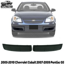Bumper Grille For 2005-2010 Chevrolet Cobalt 2007-2009 Pontiac G5 Set Of 2 Gray