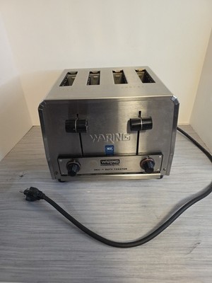 Waring WCT805B 4 Slot Toaster Heavy Duty 380 Slices/hr 208v.Unable To Test. Read