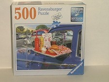 RAVENSBURGER 500 Piece Puzzle DRIVE-THRU ROUTE 66 Complete 2017